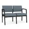 Lesro Lenox 2 Seat Tandem Seating W/ No Center Arm, 43.5 in W 24.5 in L 32 in H LS2101 - alternate 1